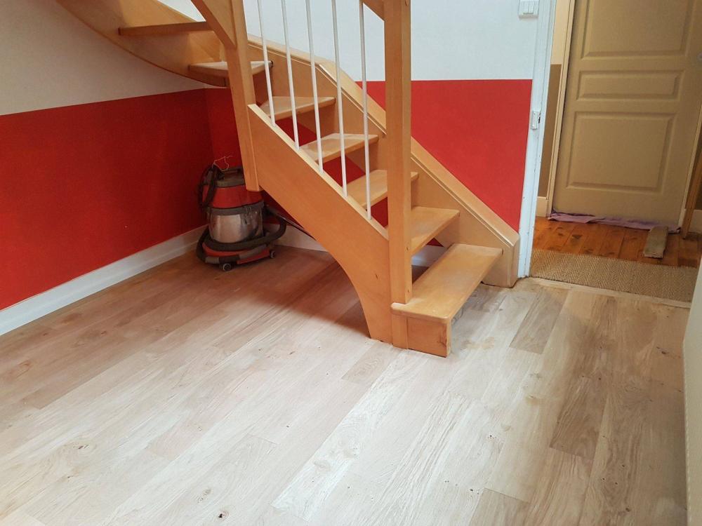 Ponçage de parquet à Saint-Martin-d'Hères